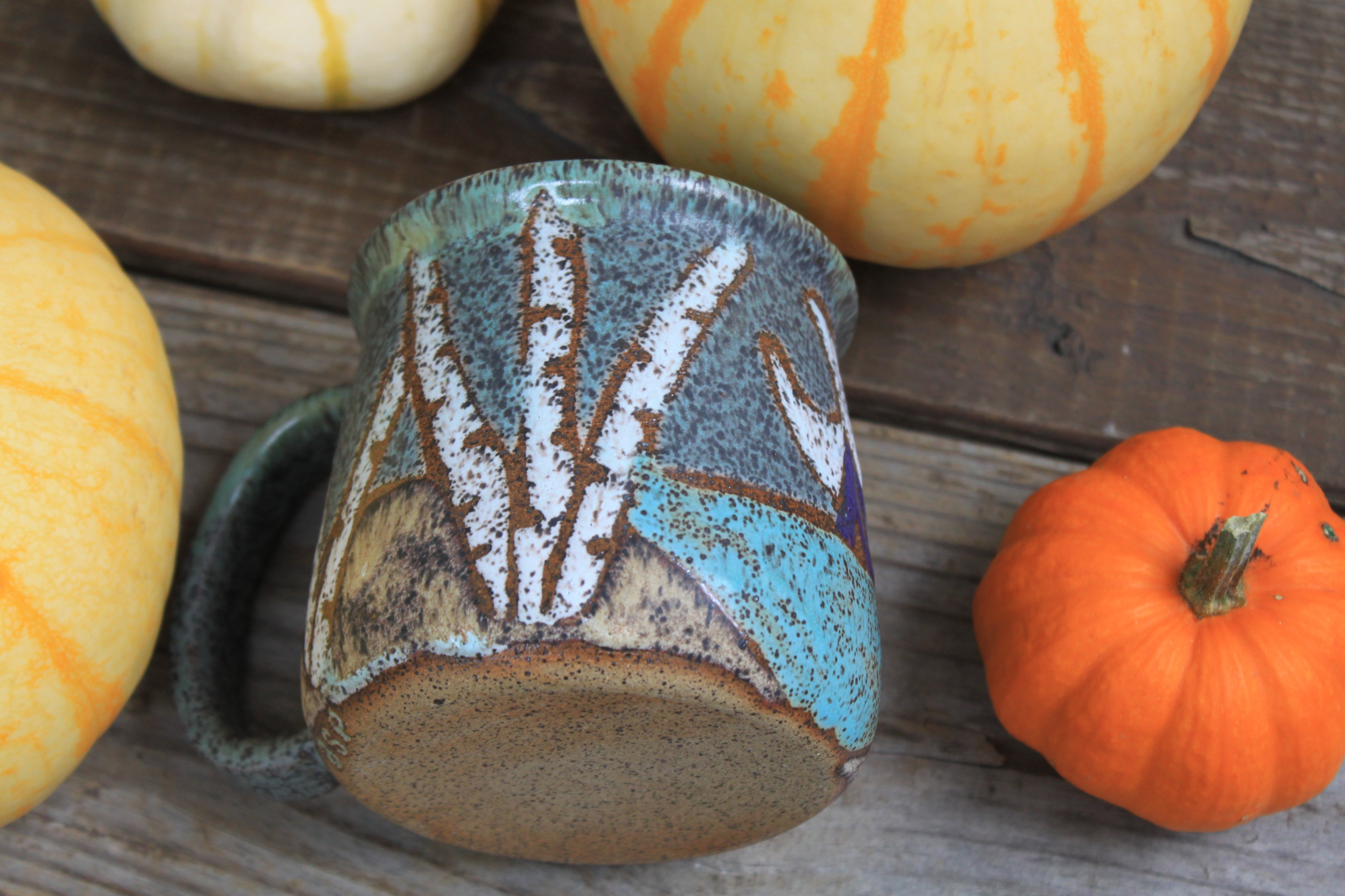 Birch Tree Camping Mug, 20 oz