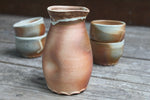 Load image into Gallery viewer, Wood Fired Saki Set, 14 oz and 4-5 oz
