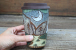 Load image into Gallery viewer, Yosemite National Park Moonlit Travel Mug, 19 oz
