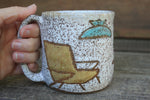 Load image into Gallery viewer, Mid Century Modern Living Room Dreams Mug, 14 oz
