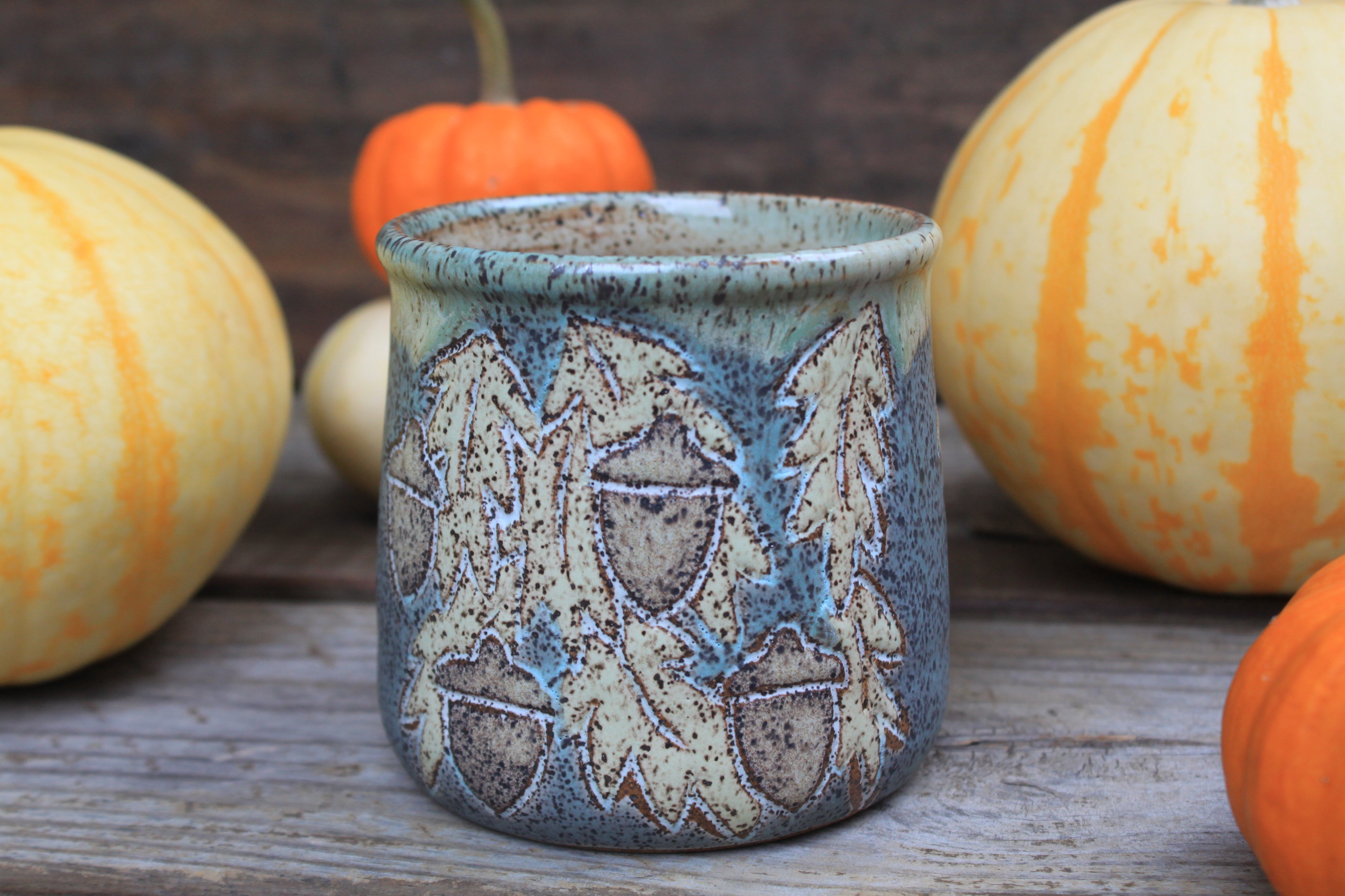 Awesome Acorns Foliage Mug, 17 oz