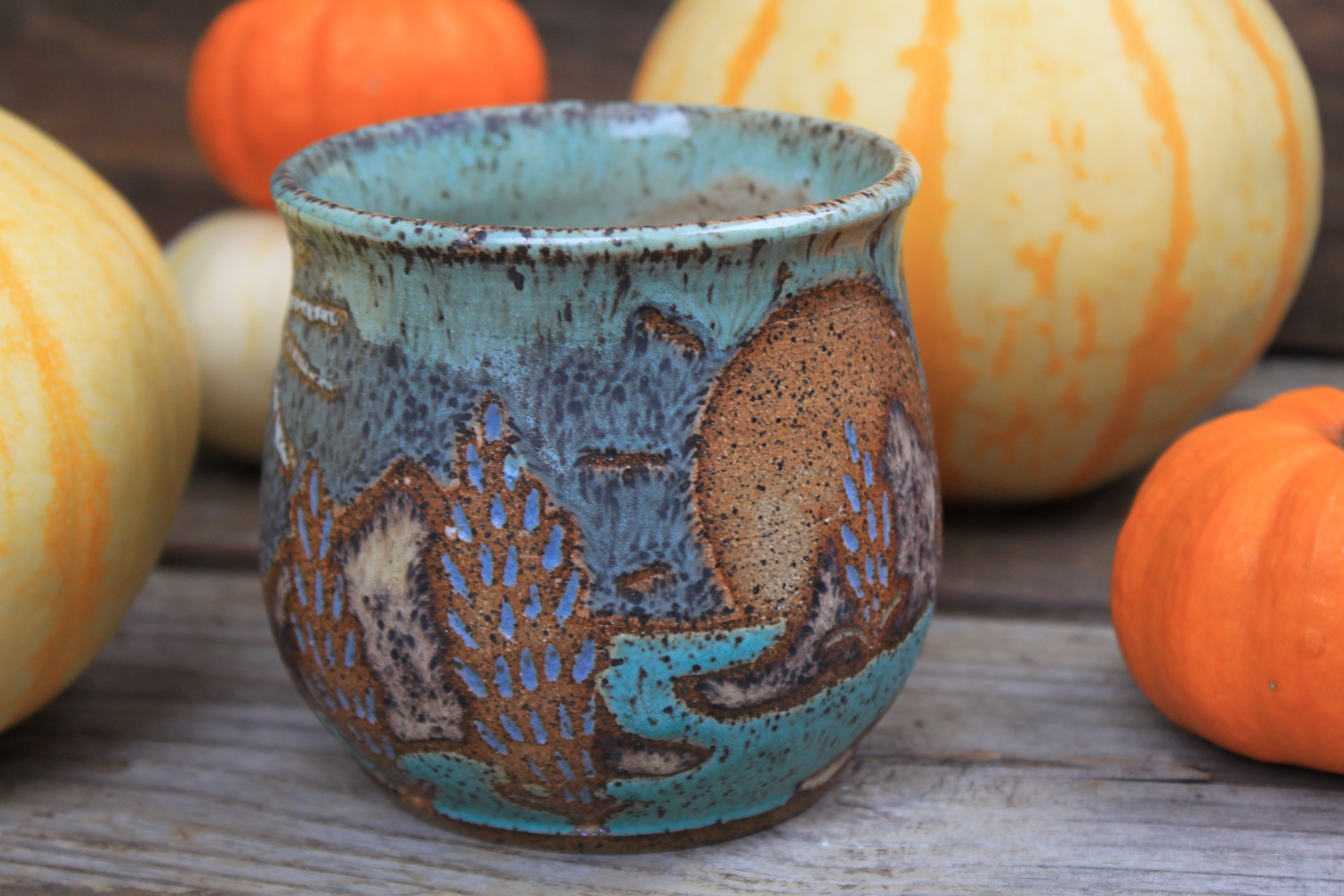 Acadia Coastal Lupine Days Mug, 18 oz