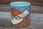 Load image into Gallery viewer, Wildflower Fields and Sunny Lake Days Carved Mug, 17 oz
