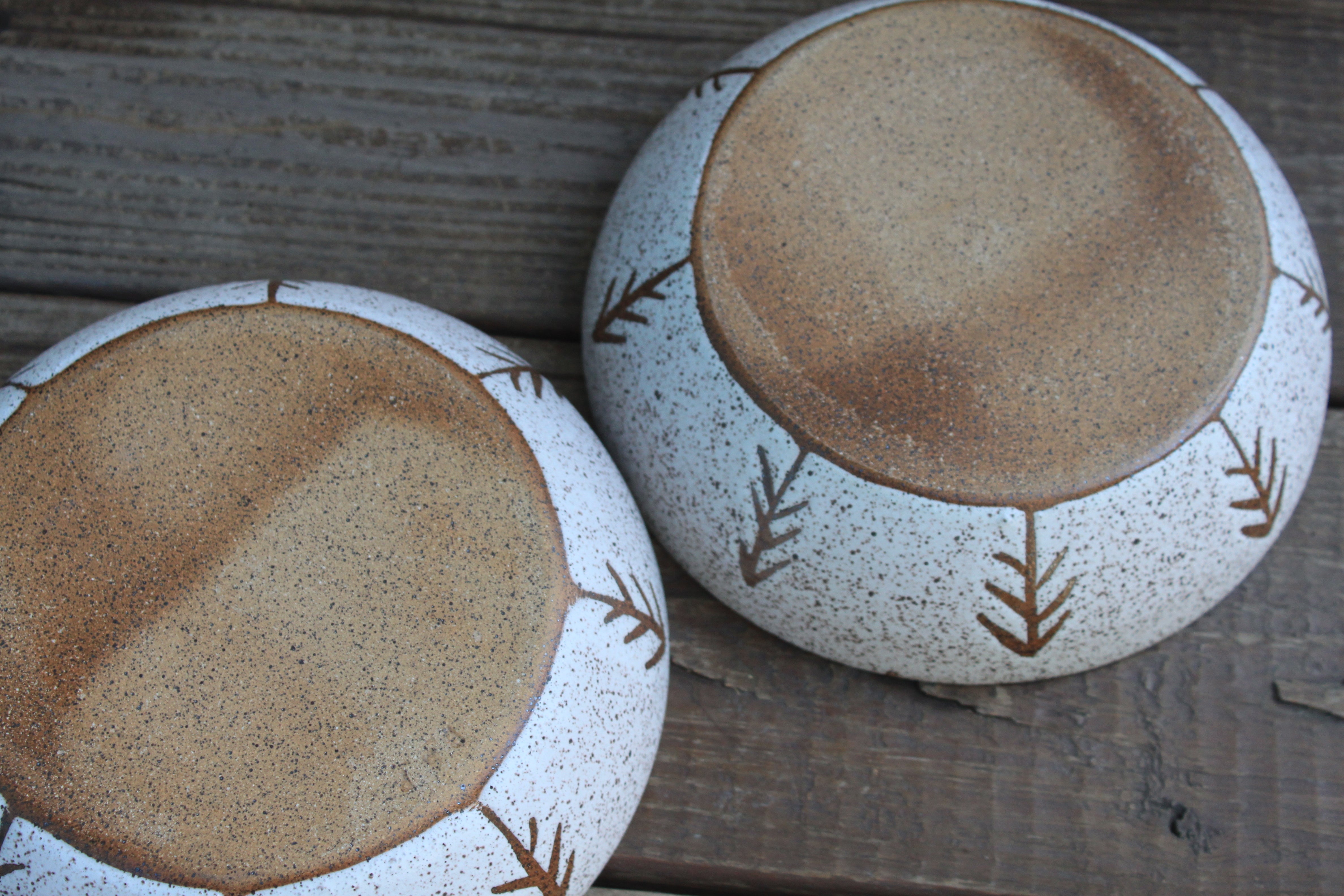 Snowy Forest Plate Bowls - sold individually