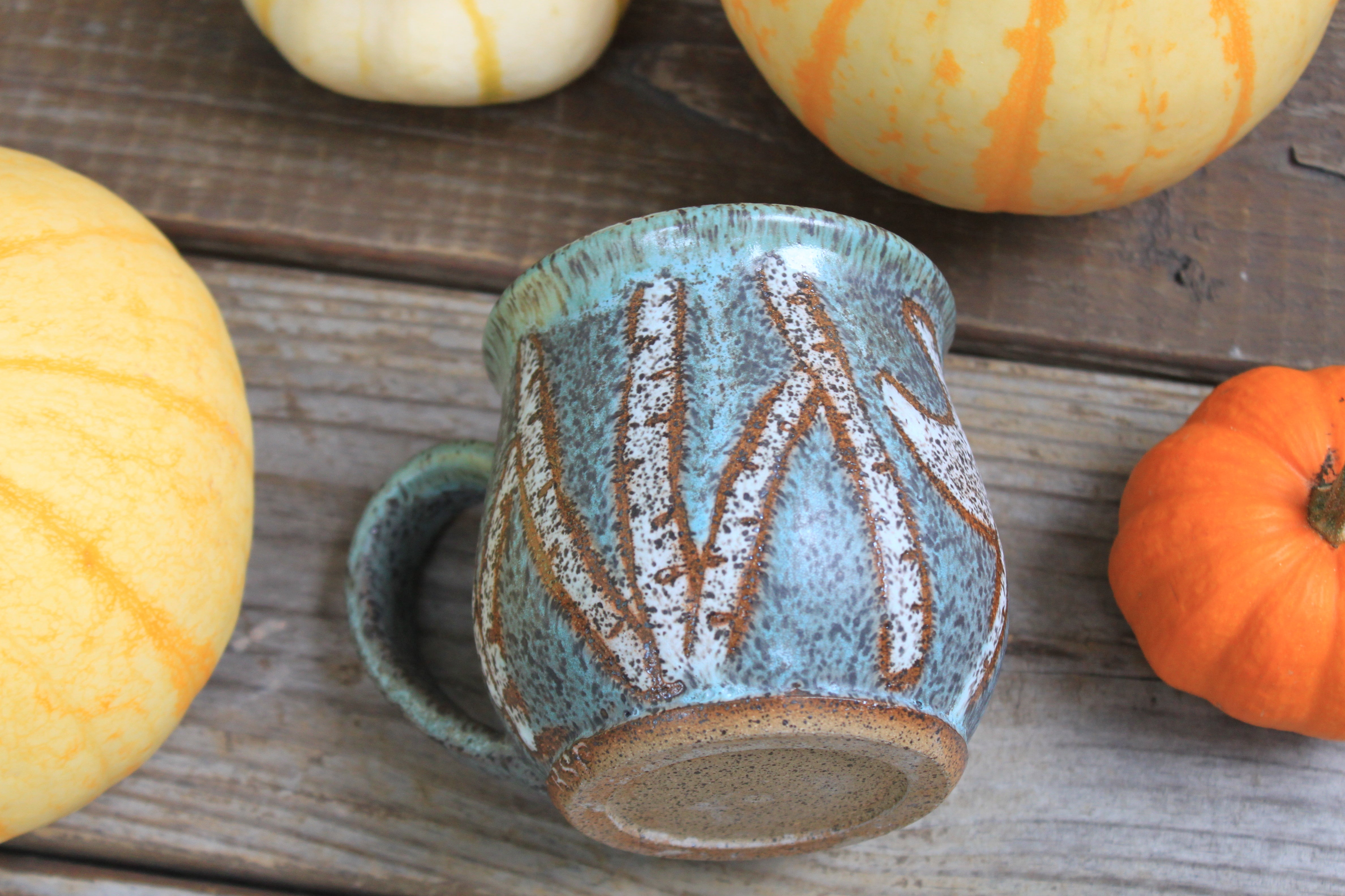 Birch Tree Grove Nights Mug, 17 oz