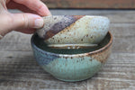 Load image into Gallery viewer, Sandy Beach Horizon Mini Catchall Nesting Bowls
