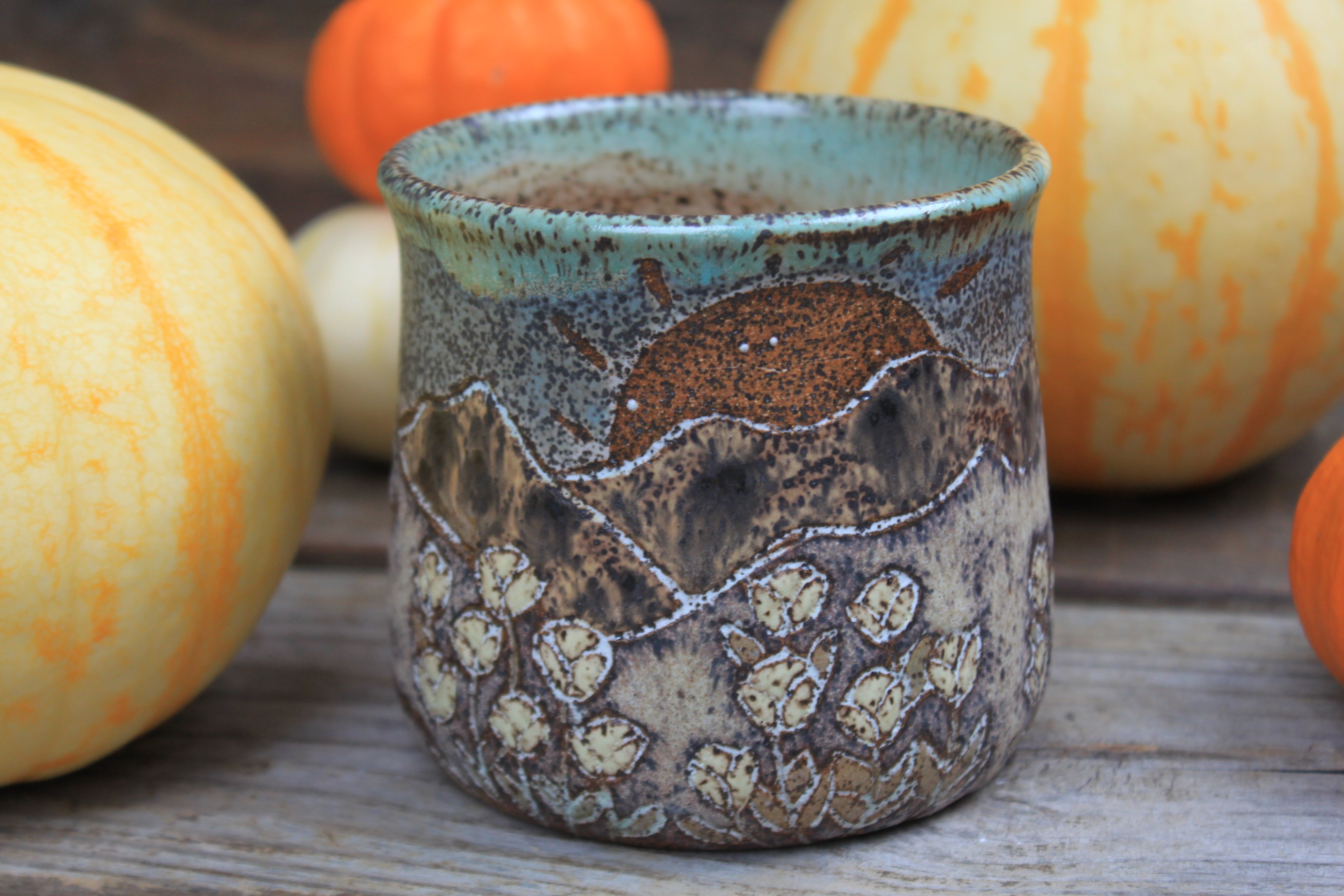 Alpine Flower Fields Sunset Mug, 18 oz