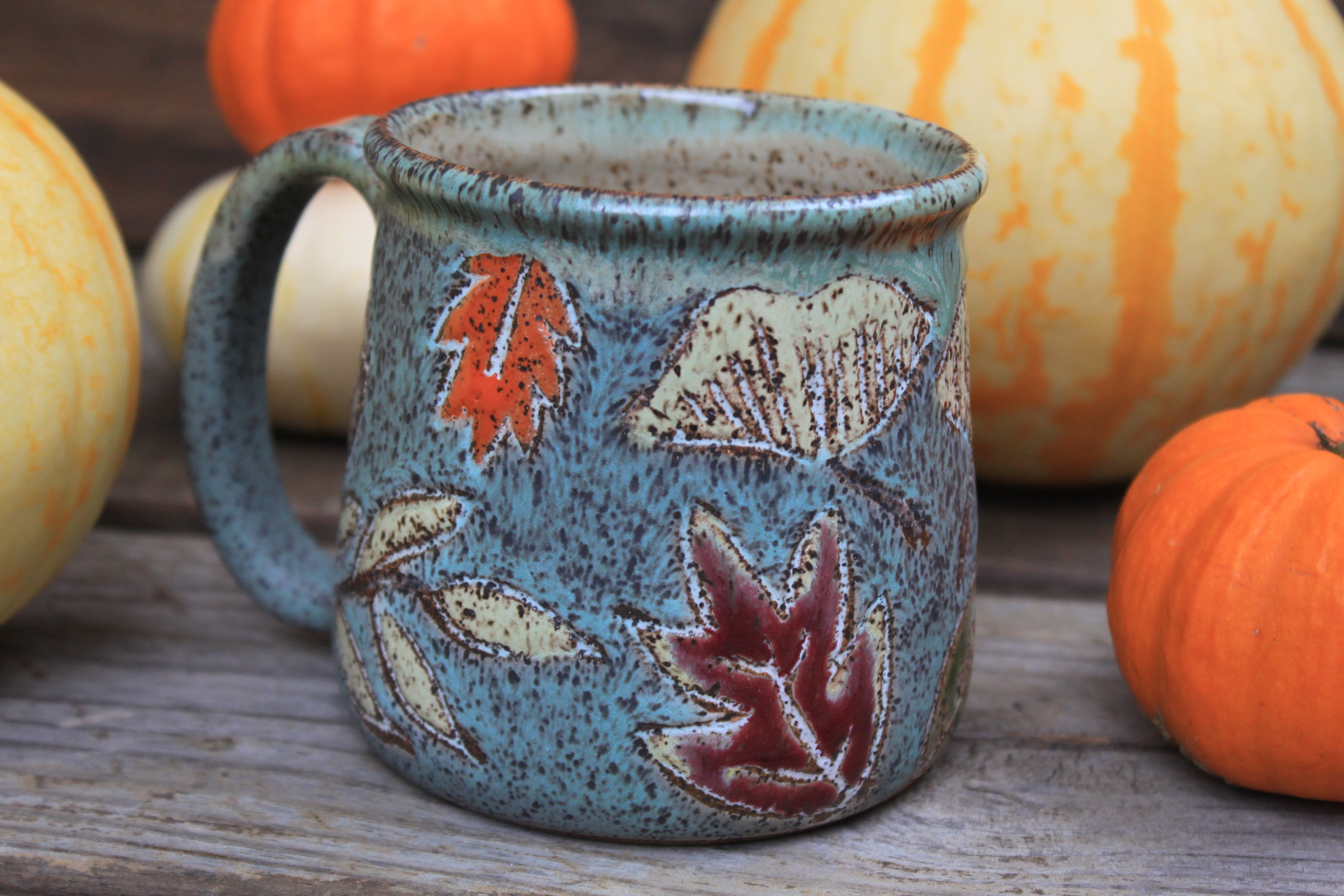 Foliage Frolic Mug, 17 oz