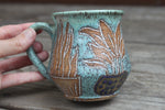 Load image into Gallery viewer, Carved Houseplant Party Mug, 14 oz

