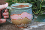Load image into Gallery viewer, Beachy Sand Dune Sunset Carved Mug, 17 oz
