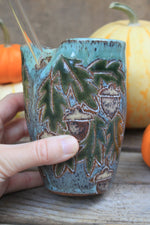 Load image into Gallery viewer, Awesome Acorns Foliage Straw Cup, 14 oz
