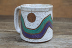 Load image into Gallery viewer, Retro Horizon Line Mug, Purple Party, 17 oz
