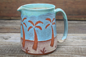 Sunny Days, Big Waves, and Palm Trees Pitcher, 38 oz