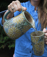 Load image into Gallery viewer, Sunflower Fields Forever Pitcher, 48 oz
