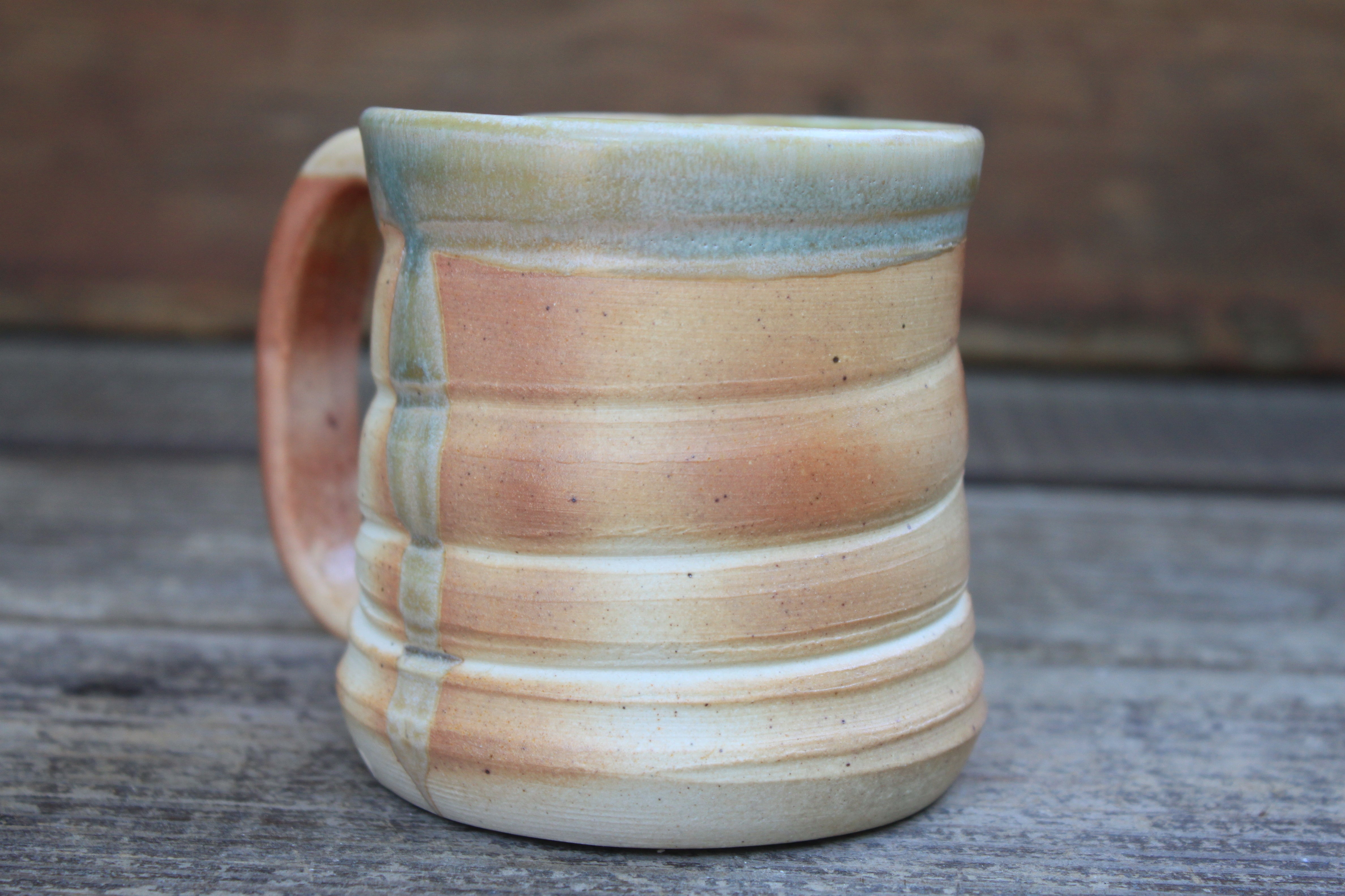 Wood Fired Swirl Mug, 12 oz