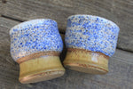 Load image into Gallery viewer, Blue Splatter and Honey Gold Sippers - sold separately, 10 oz
