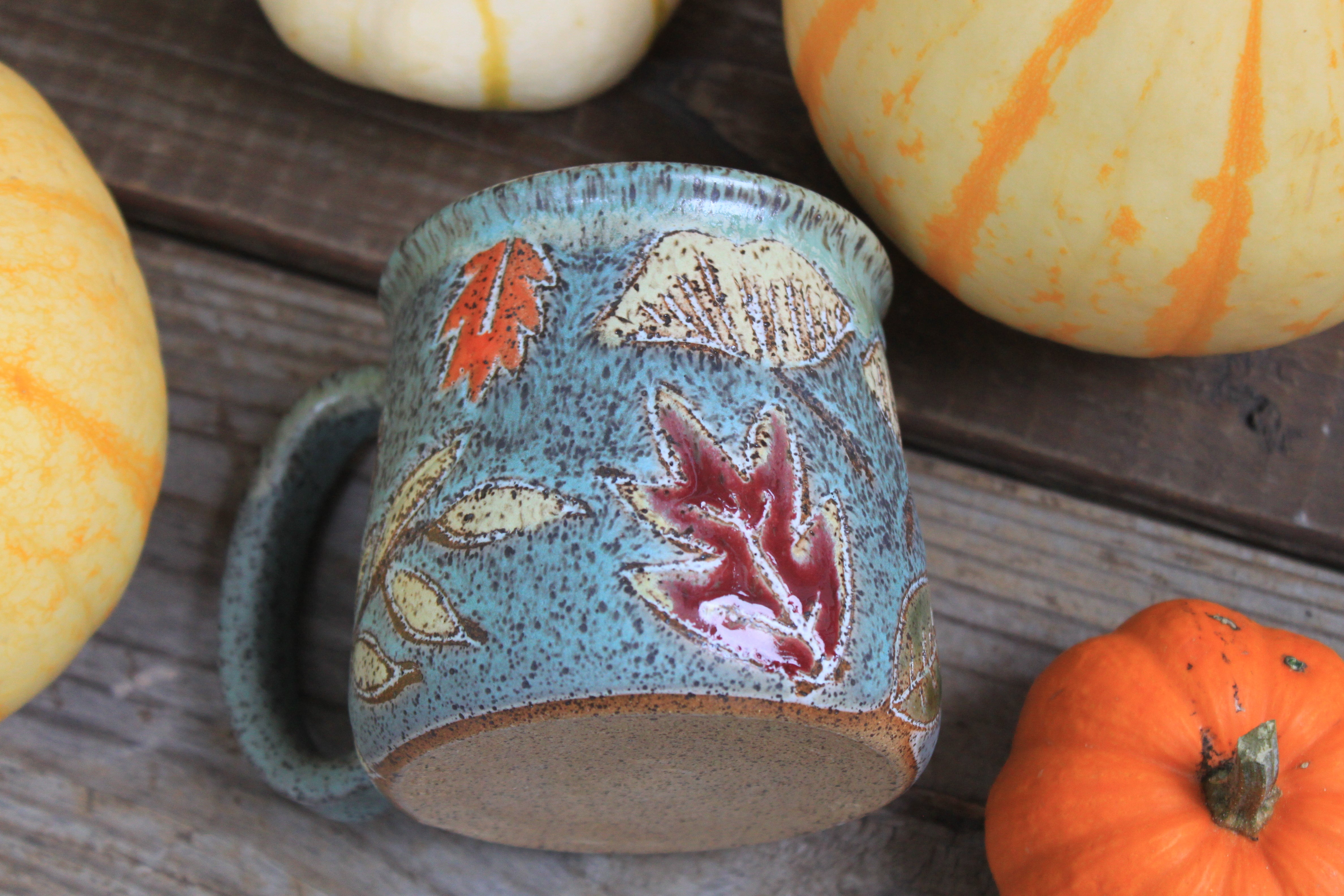 Foliage Frolic Mug, 17 oz