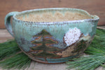 Load image into Gallery viewer, Rolling River Forest Day and Night Handled Mixing Bowl
