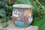 Load image into Gallery viewer, Snowy Egret Carved Mug, 18 oz
