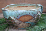 Load image into Gallery viewer, Rolling River Forest Day and Night Handled Mixing Bowl
