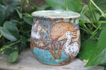Load image into Gallery viewer, Snowy Egret Carved Mug, 18 oz
