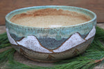 Load image into Gallery viewer, Distant High Peaks Rolling River Sunset XL Serving Bowl
