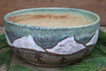 Load image into Gallery viewer, Distant High Peaks Rolling River Sunset XL Serving Bowl
