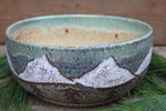 Load image into Gallery viewer, Distant High Peaks Rolling River Sunset XL Serving Bowl
