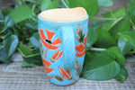 Load image into Gallery viewer, Poppy Party Carved Handled Travel Mug, 16 oz
