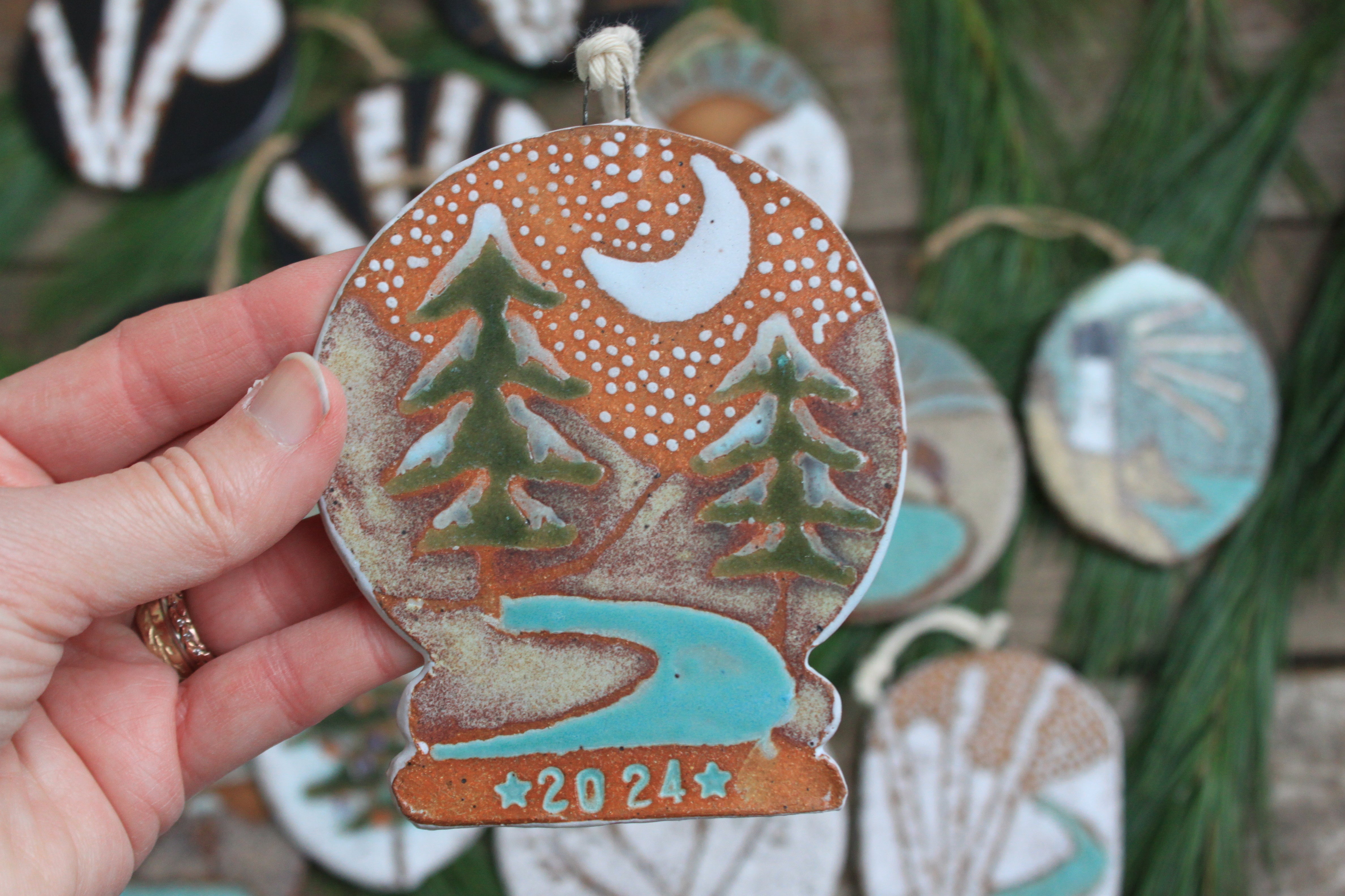 Forest River 2024 Snow Globe Ornament