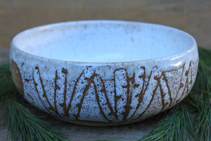 Snowy Birch Grove Serving Bowl