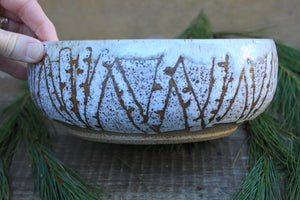 Snowy Birch Grove Serving Bowl