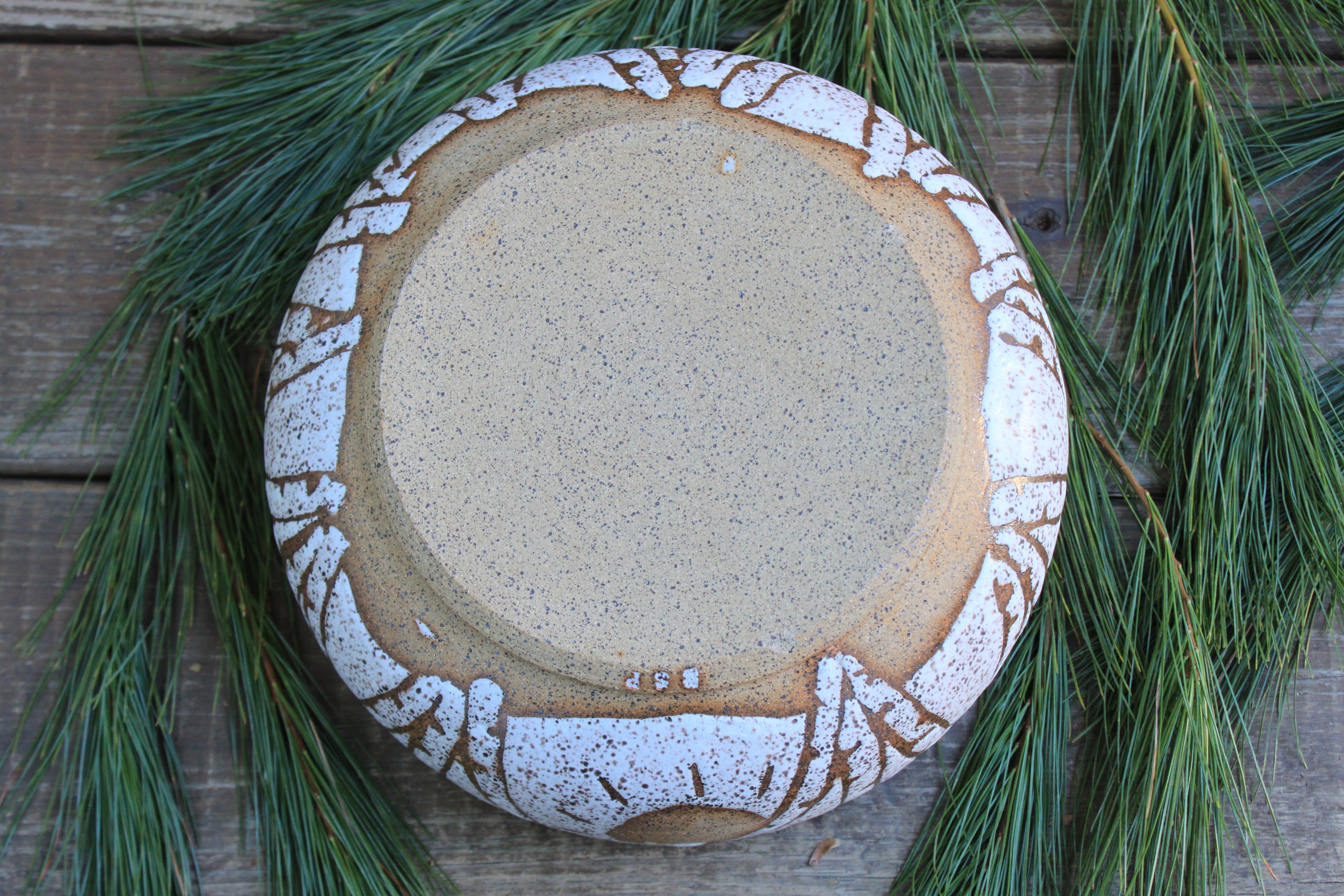 Snowy Birch Grove Serving Bowl