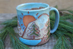 Load image into Gallery viewer, Sequoia Lake Days Carved Mug, 17 oz
