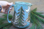 Load image into Gallery viewer, Birch and Evergreen Forest Pitcher, 53 oz
