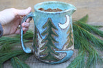 Load image into Gallery viewer, Birch and Evergreen Forest Pitcher, 53 oz
