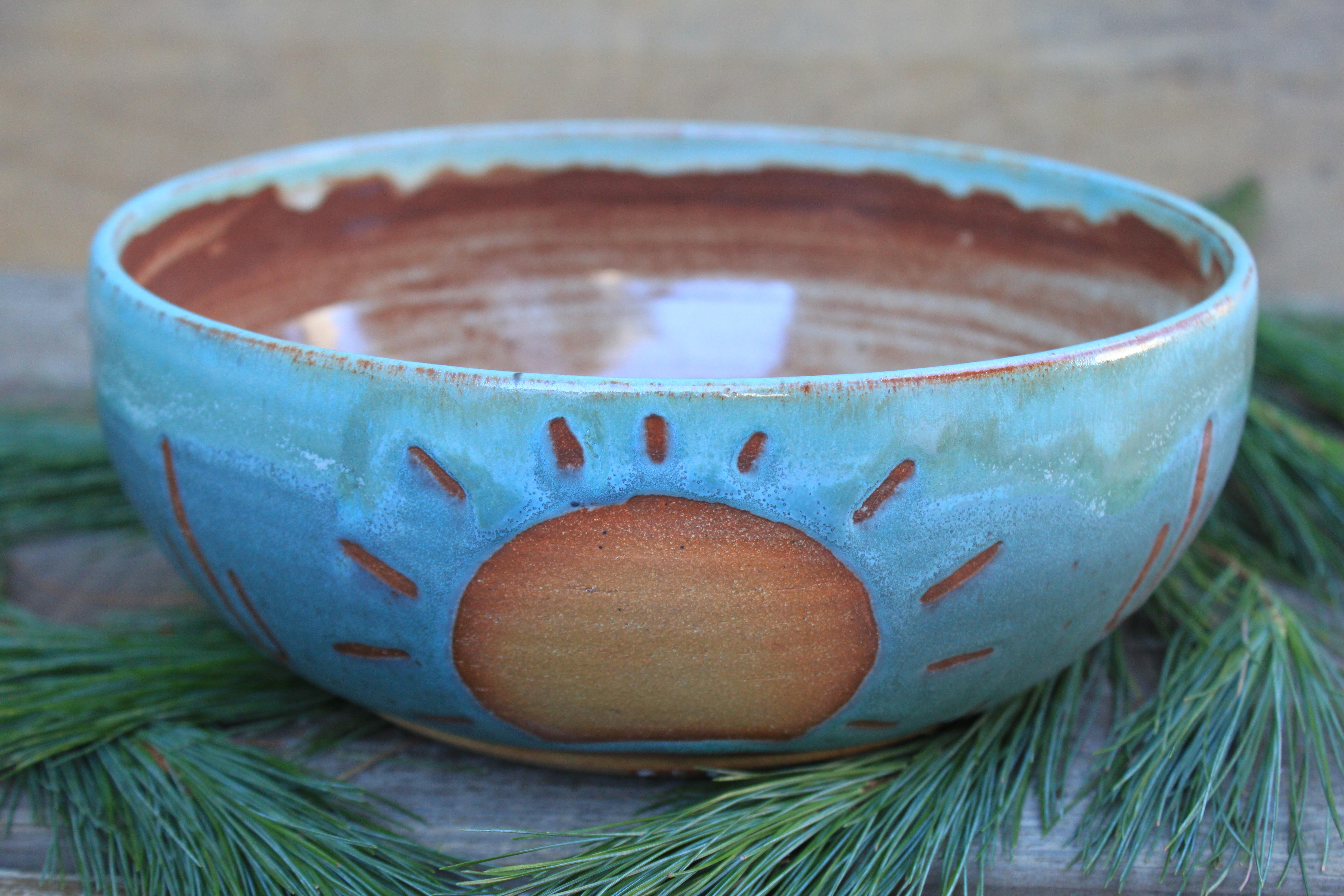 Desert Days Low Serving Bowl