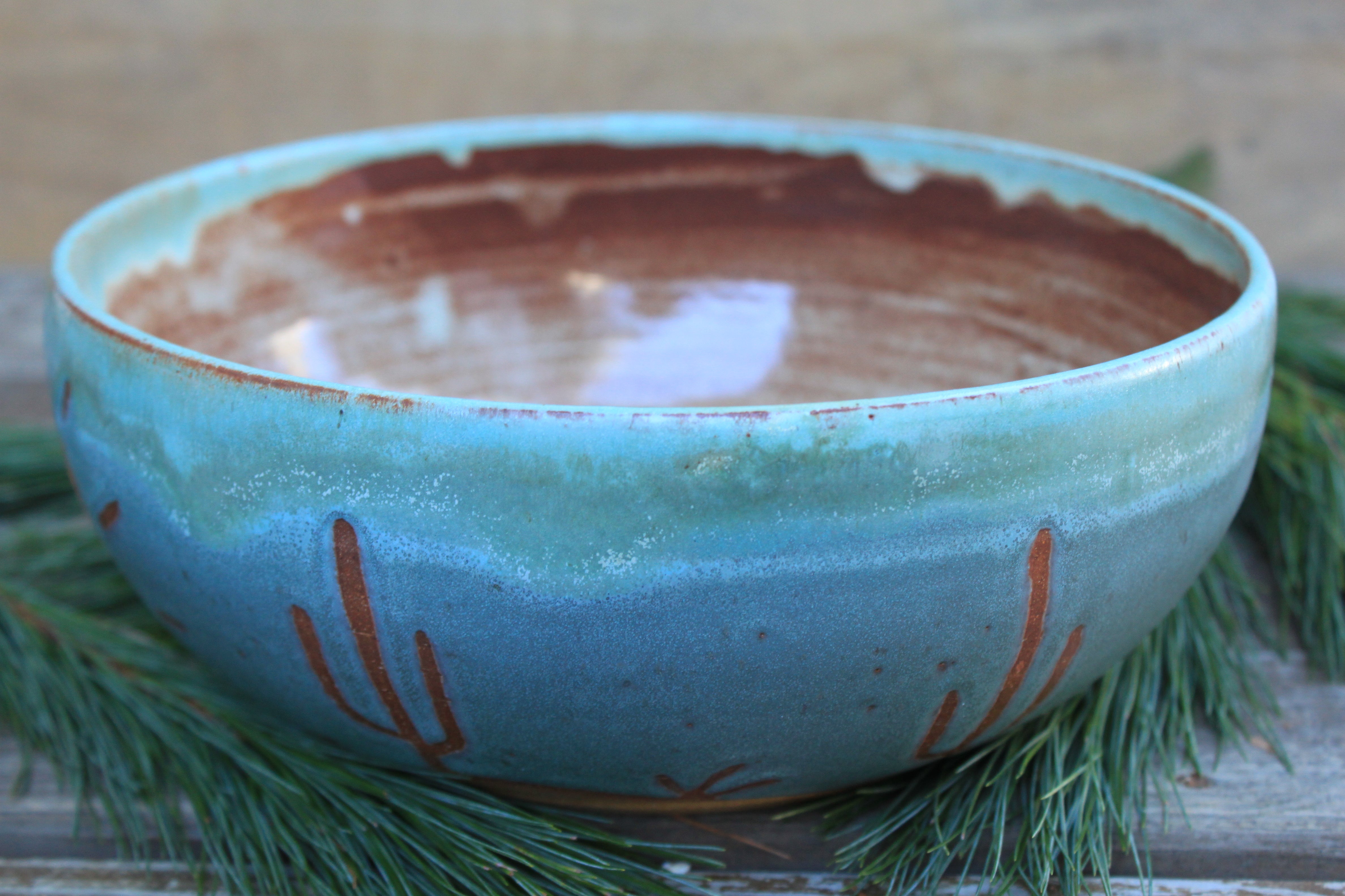 Desert Days Low Serving Bowl