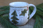 Load image into Gallery viewer, Evergreen and Holly Mug, 18 oz
