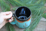 Load image into Gallery viewer, Turquoise Desert Mountain Mug, 17 oz
