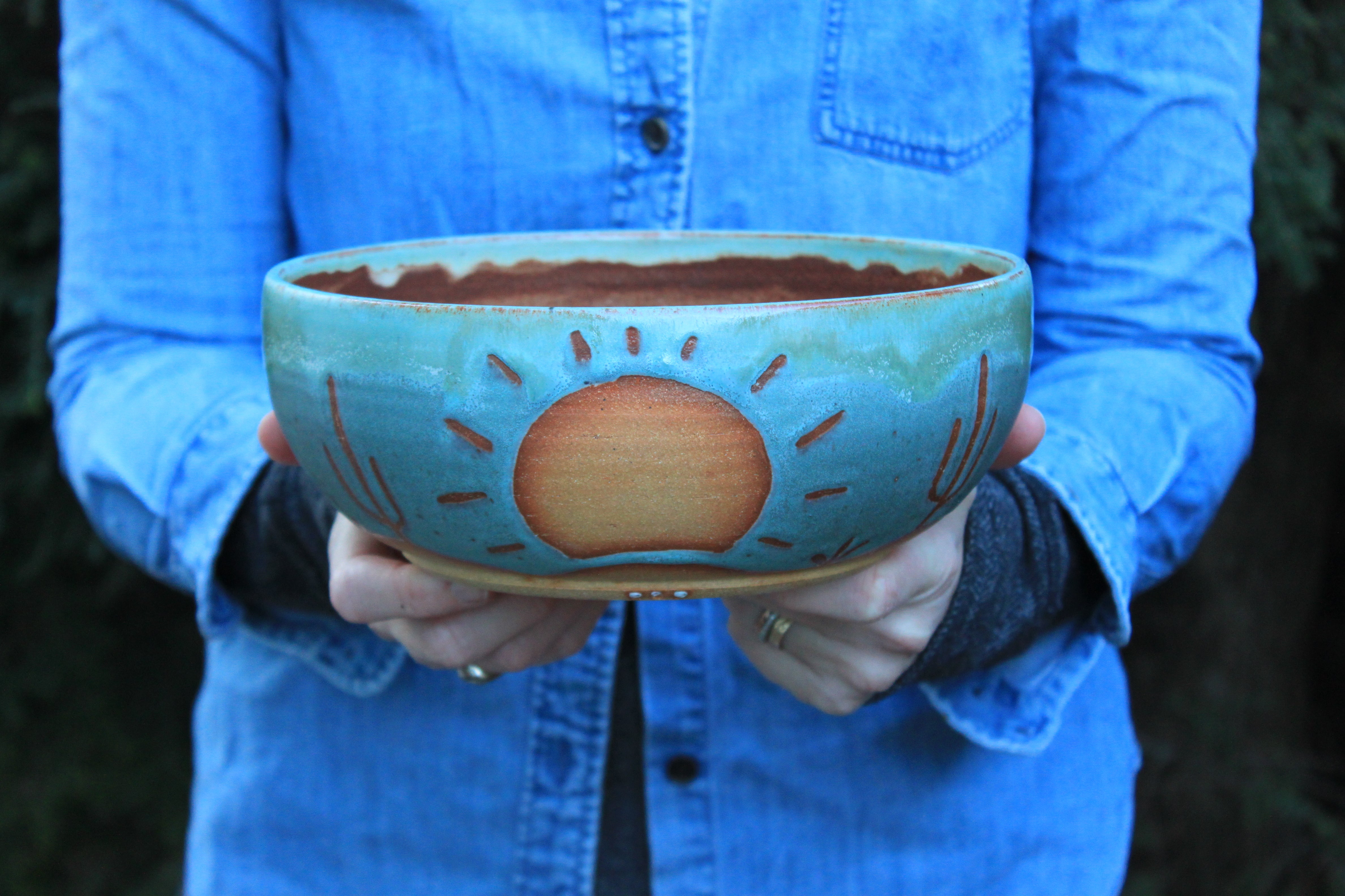 Desert Days Low Serving Bowl