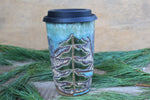 Load image into Gallery viewer, Redwood Days Carved Handled Travel Mug, 18 oz
