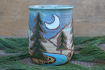 Load image into Gallery viewer, Birch Trees and Evergreens Utensil Jar
