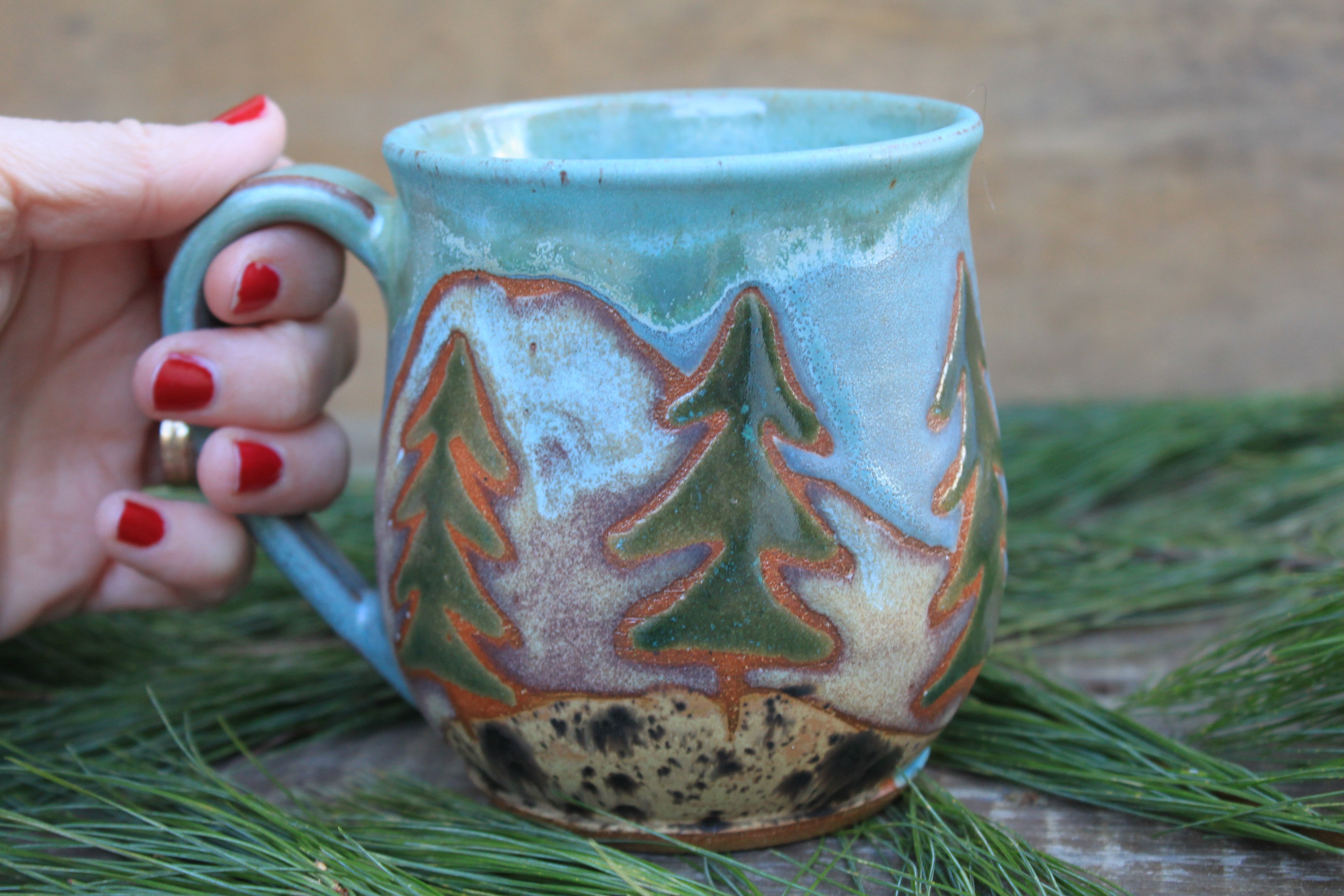 Seconds Sale! Sequoia River Days Mug, 20 oz