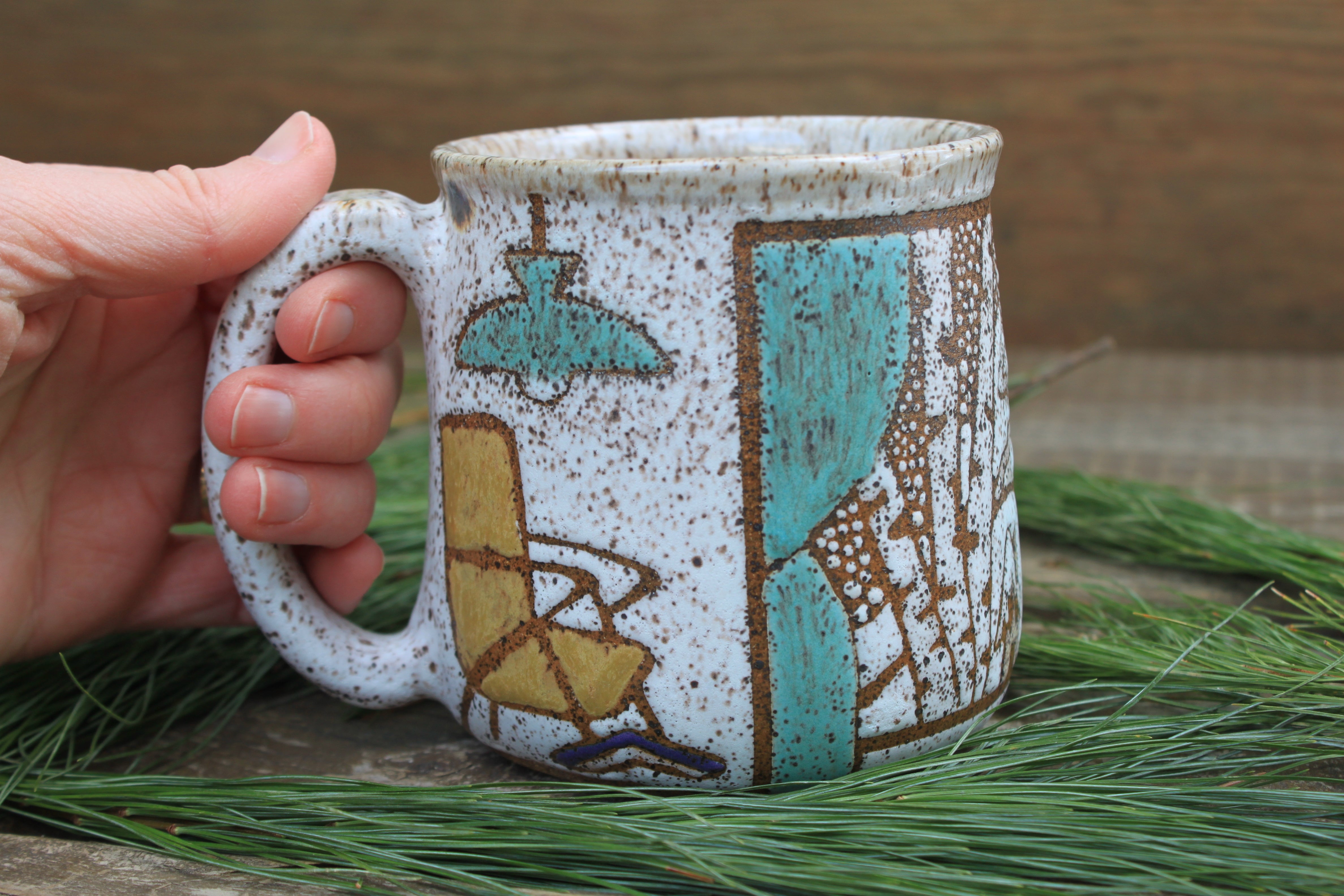 Cozy Cabin with a View Mug, 18 oz
