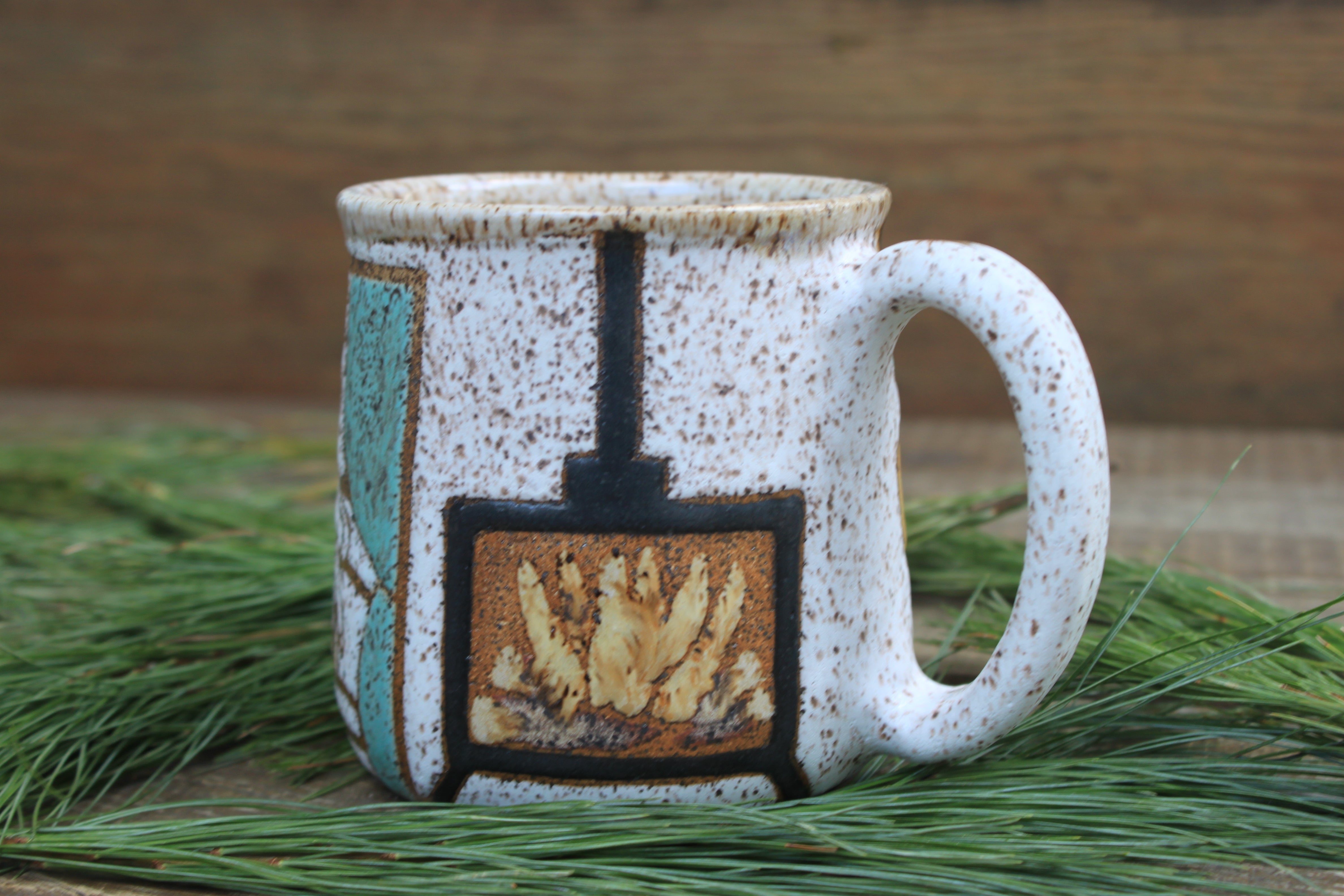 Cozy Cabin with a View Mug, 18 oz