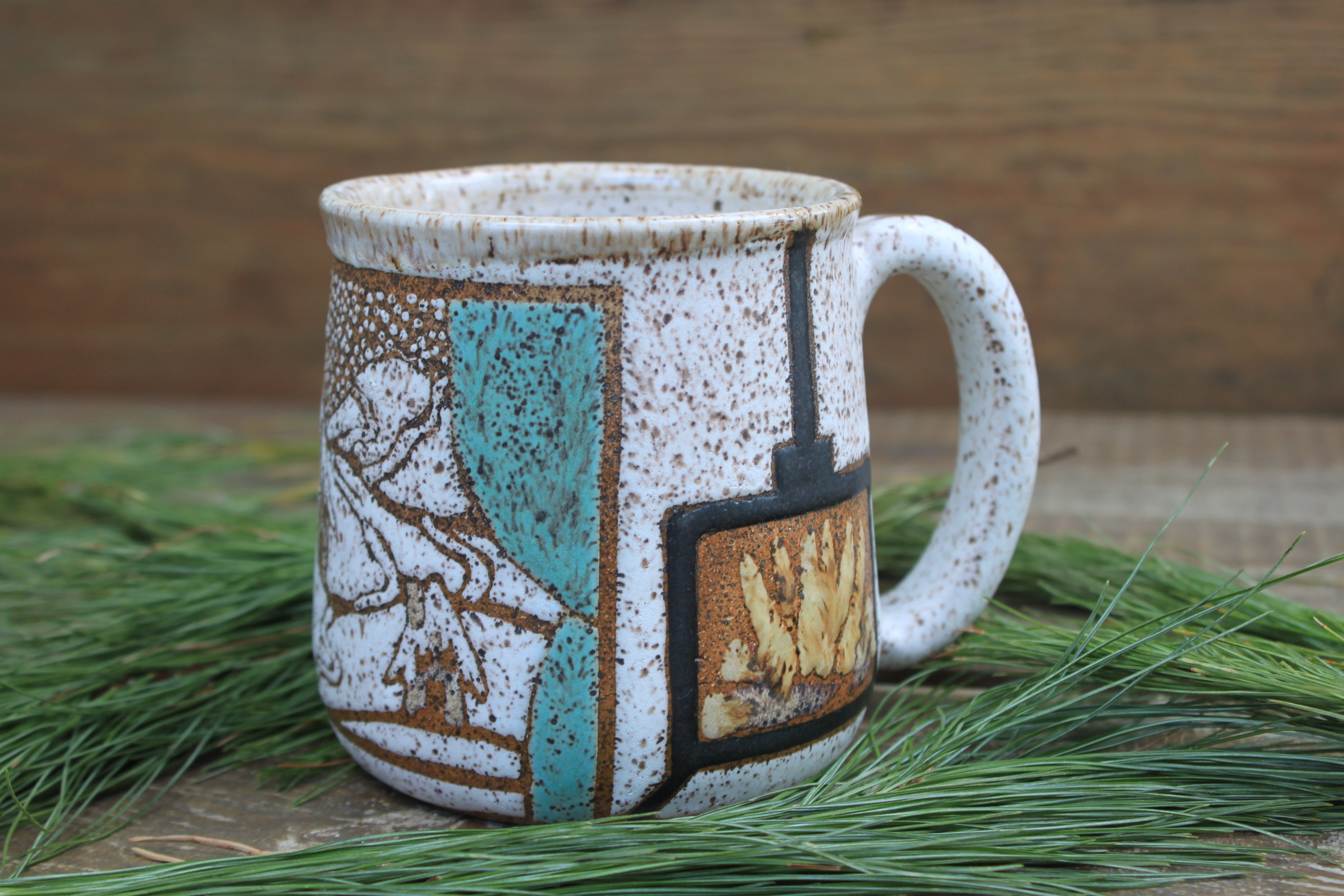 Cozy Cabin with a View Mug, 18 oz