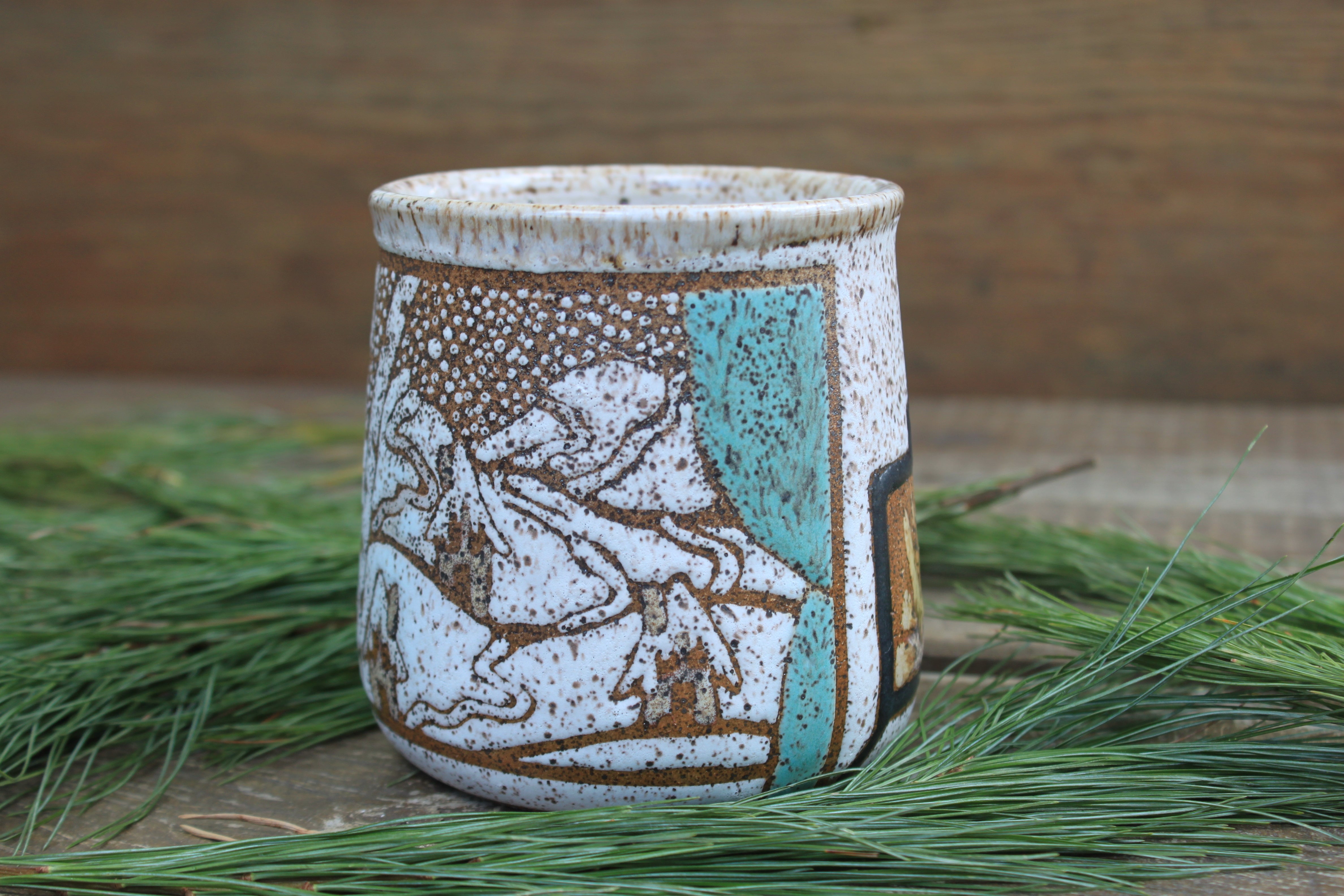 Cozy Cabin with a View Mug, 18 oz