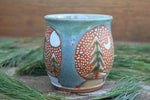 Load image into Gallery viewer, Evergreen Forest Snow Globe Dreams Mug, 16 oz
