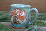 Load image into Gallery viewer, Evergreen Forest Snow Globe Dreams Mug, 16 oz
